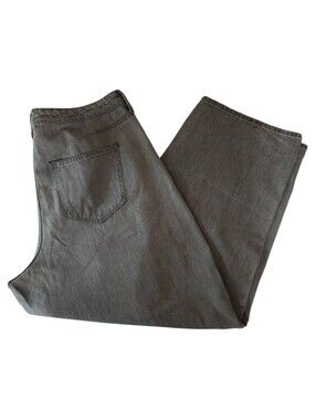 Universal Thread Plus Size Gray High Rise Curved Leg Button Fly Jeans Size 17